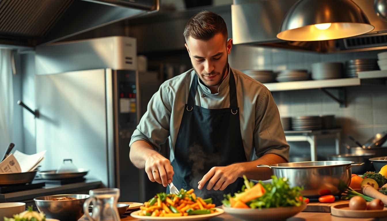 Fresh seasonal cooking dish